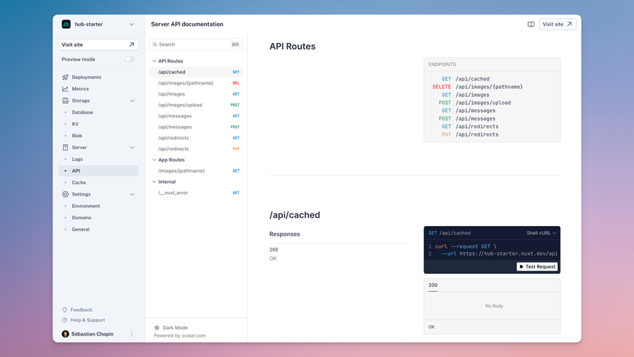 NuxtHub Admin Open API